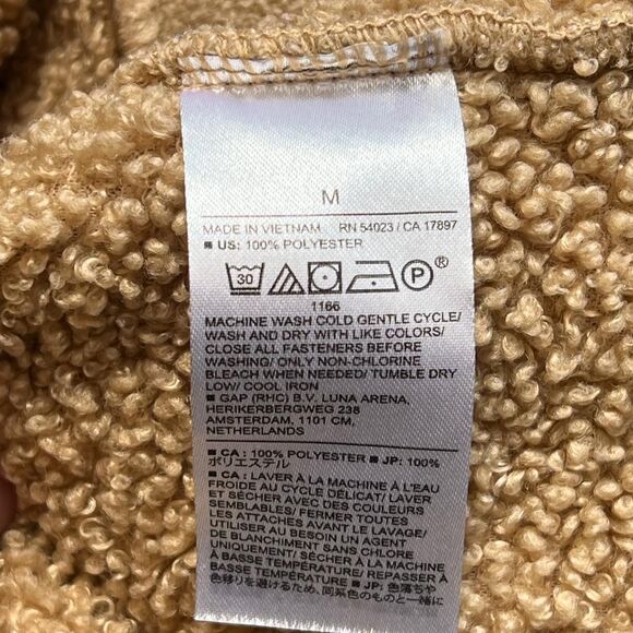 Banana Republic Sherpa-Lined Fleece Jacket – Size Medium - Picture 8 of 8